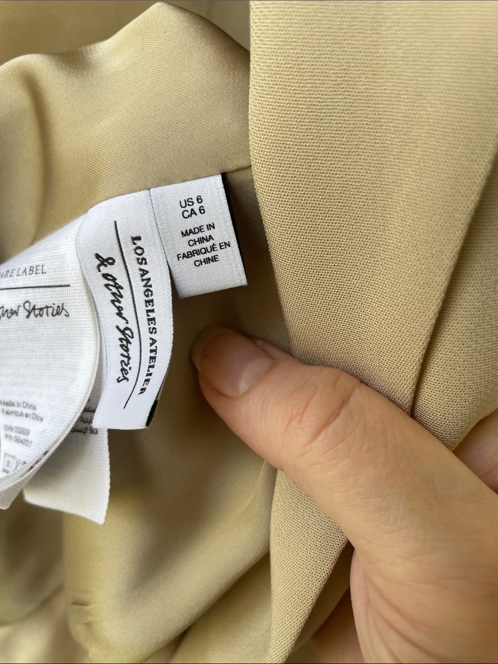 & Other Stories Cropped Tie-Front Blazer Jacket - Picture 8 of 10